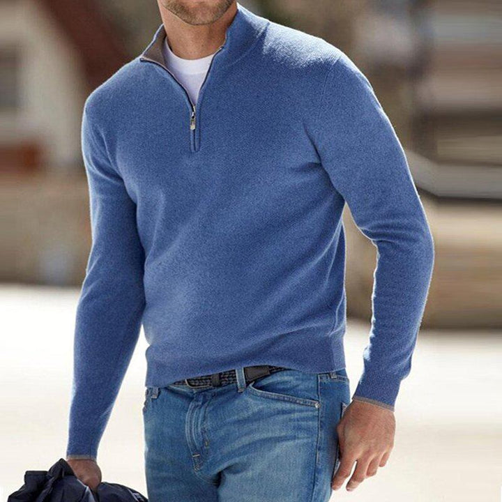 Vida - quarter zip collar sweatshirt