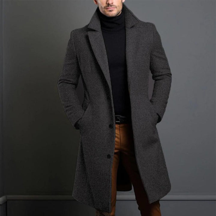 Florian - Elegant wool trench coat for an autumn look
