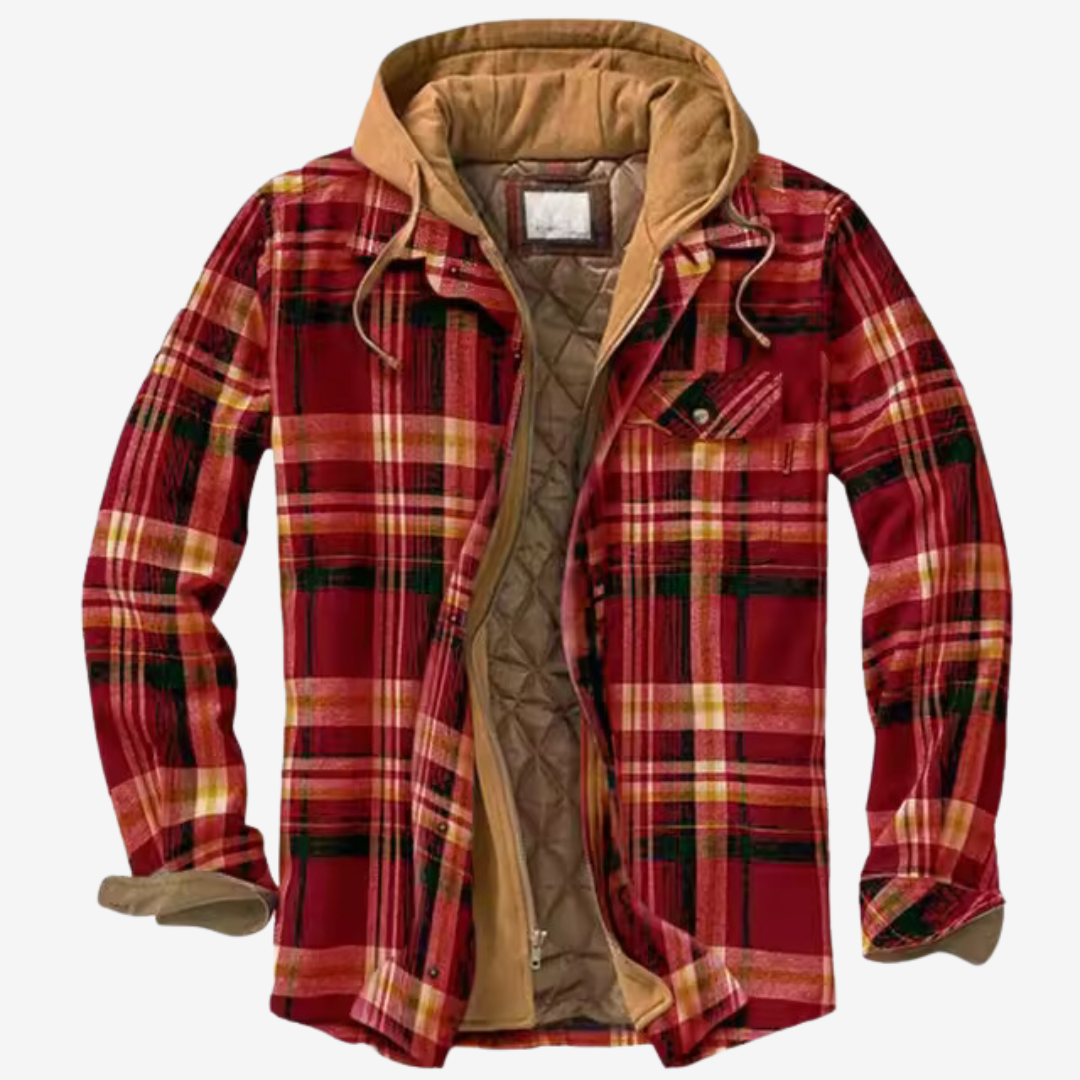 Thierry - Timeless Flannel Jacket with Hood