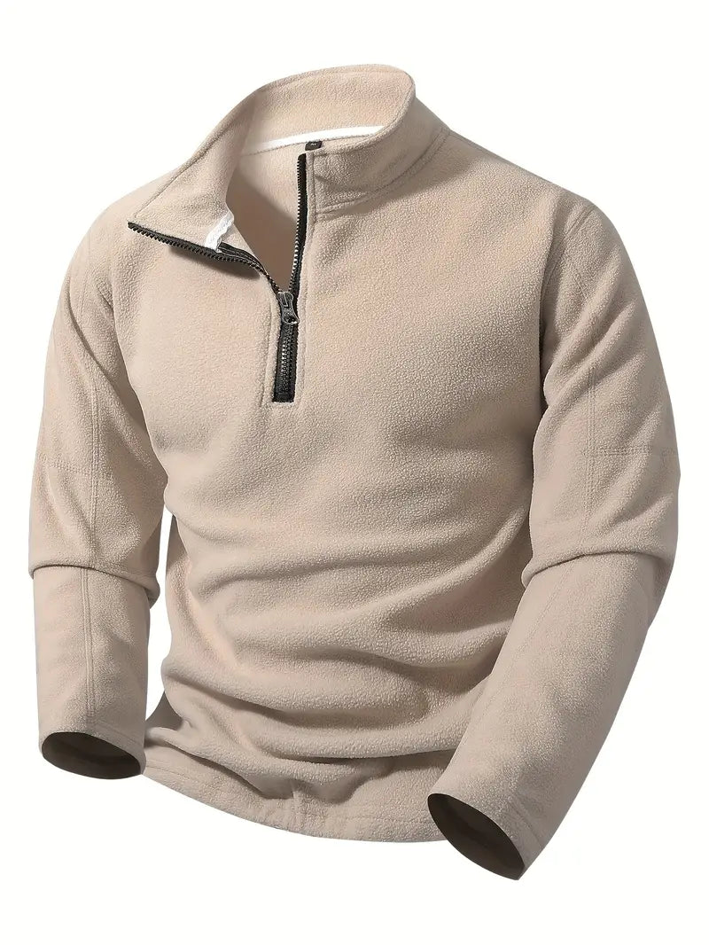 Maurits | Half-Zip Stand Collar Sweatshirt