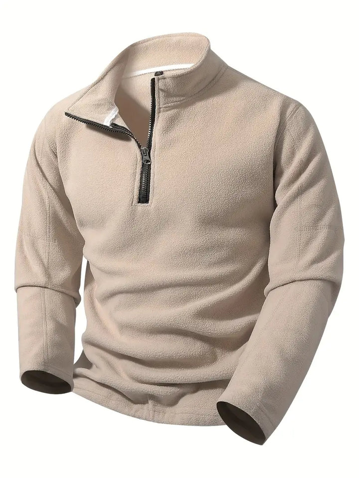 Maurits | Half-Zip Stand Collar Sweatshirt