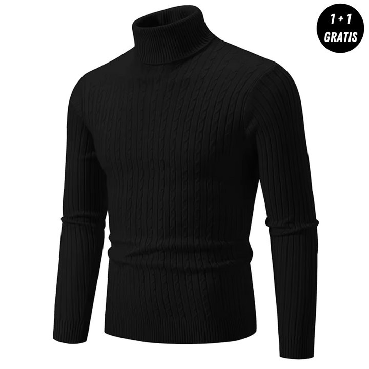 Victor | Warm knit sweater with turtleneck