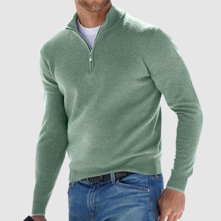 Vida - quarter zip collar sweatshirt