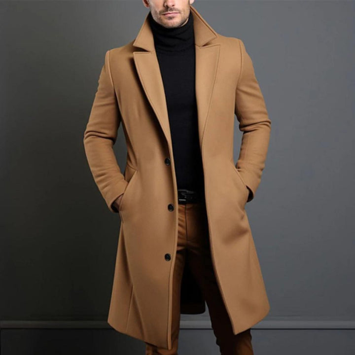 Florian - Elegant wool trench coat for an autumn look