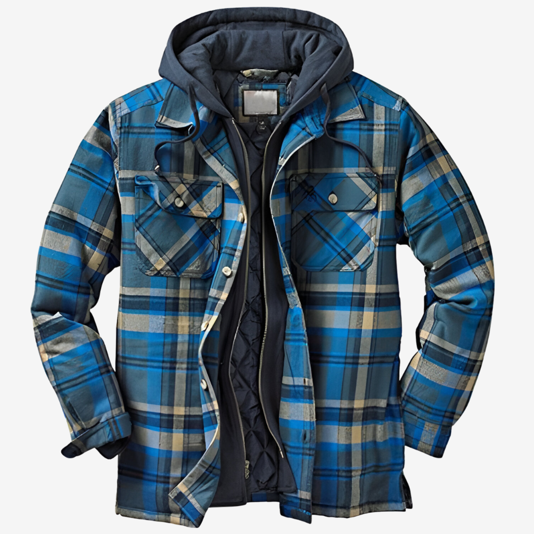 Thierry - Timeless Flannel Jacket with Hood