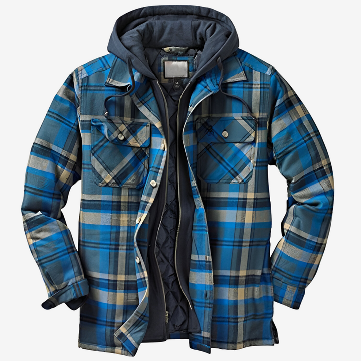 Thierry - Timeless Flannel Jacket with Hood