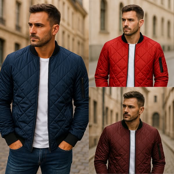 Maxime | Diamond Quilted Jacket for Effortless Style