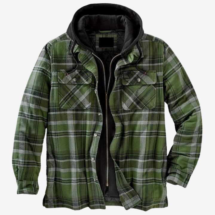 Thierry - Timeless Flannel Jacket with Hood