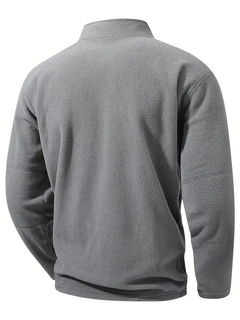 Maurits | Half-Zip Stand Collar Sweatshirt