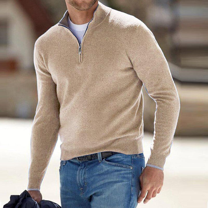 Vida - quarter zip collar sweatshirt