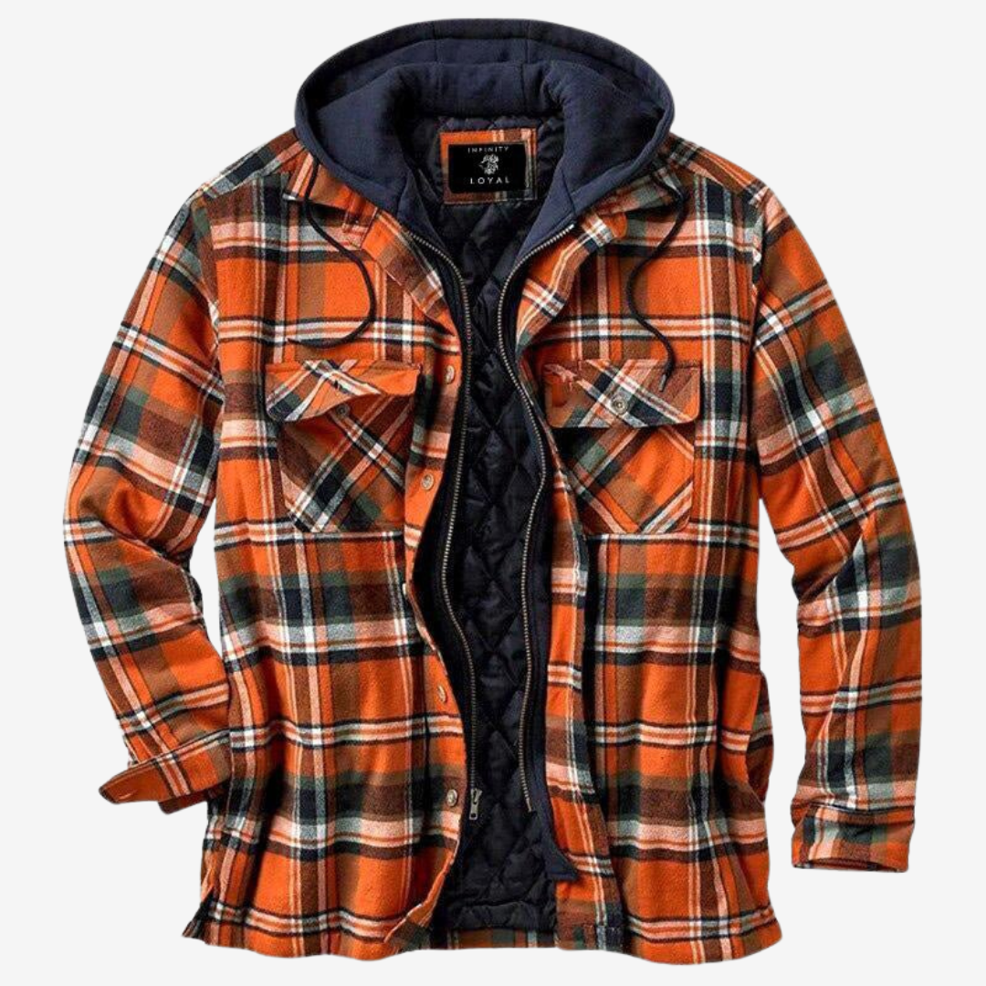 Thierry - Timeless Flannel Jacket with Hood
