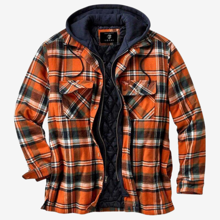Thierry - Timeless Flannel Jacket with Hood