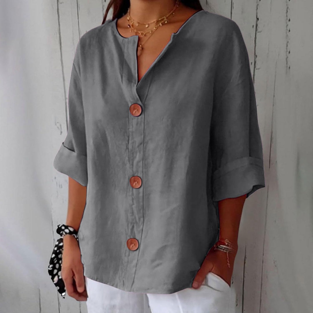 Clara | Casual Textured Blouse