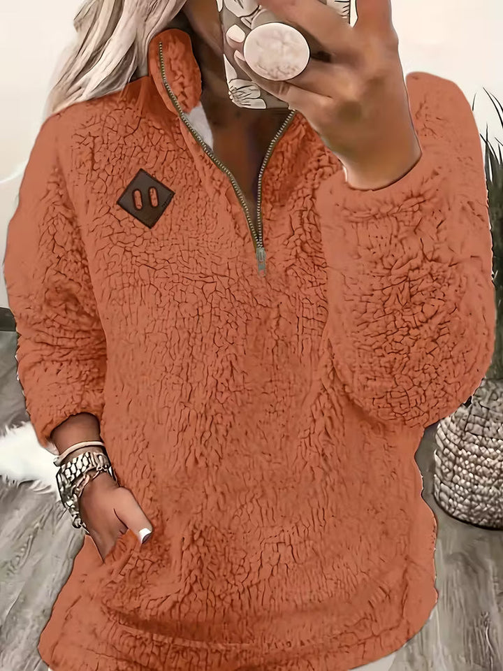 Humera™ | Elegant Zip-Up Sweater