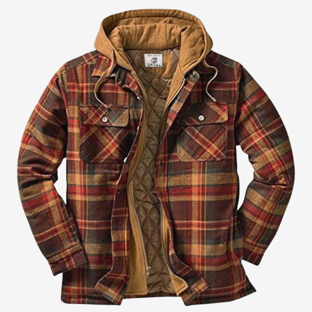 Thierry - Timeless Flannel Jacket with Hood