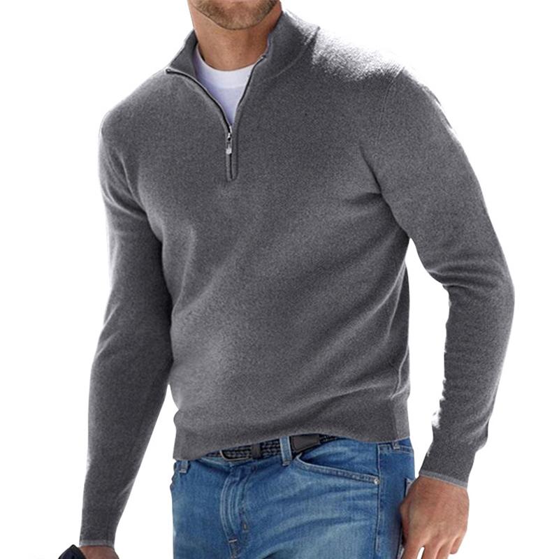 Vida - quarter zip collar sweatshirt