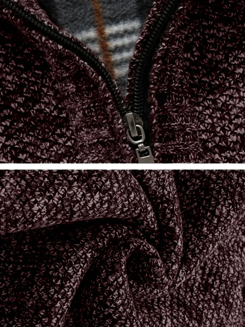 Ingram | Casual High-Neck Quarter-Zip Sweater