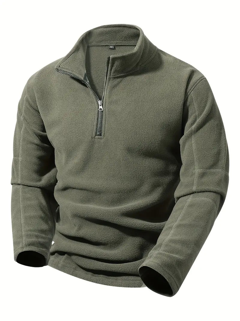 Maurits | Half-Zip Stand Collar Sweatshirt