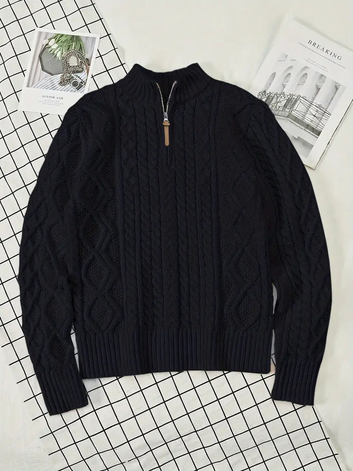 Rabada | Half-Zip Knitted Sweater