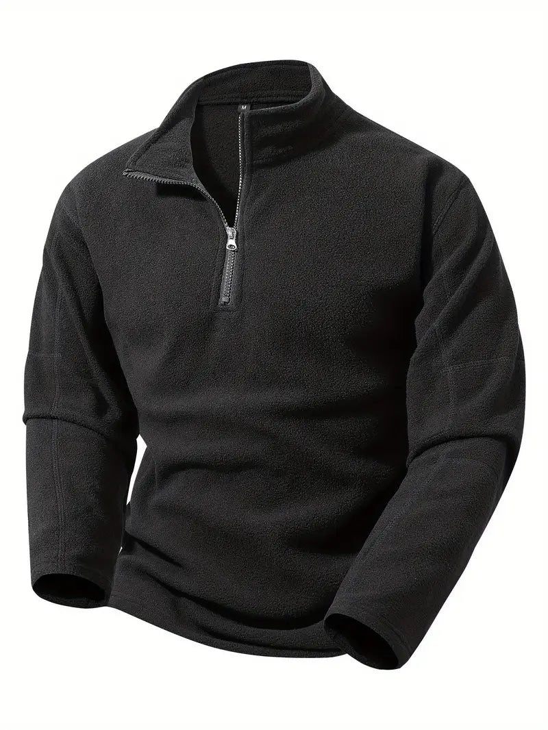 Maurits | Half-Zip Stand Collar Sweatshirt