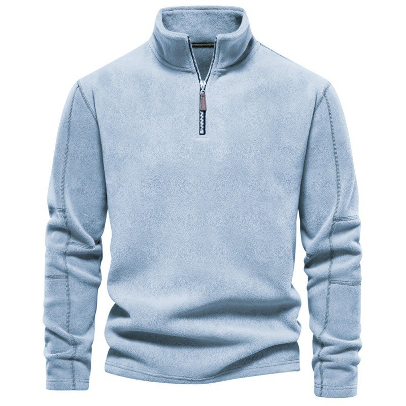 Joshua | Fleece Pullover with Quarter Zip
