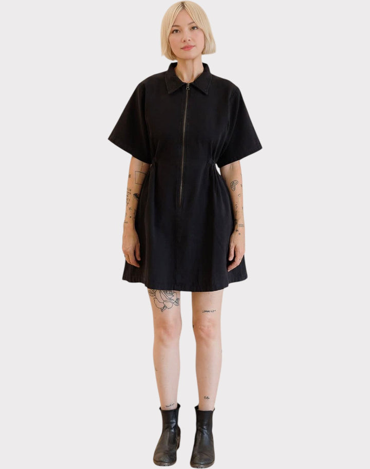 Noir Sping Zip Dress
