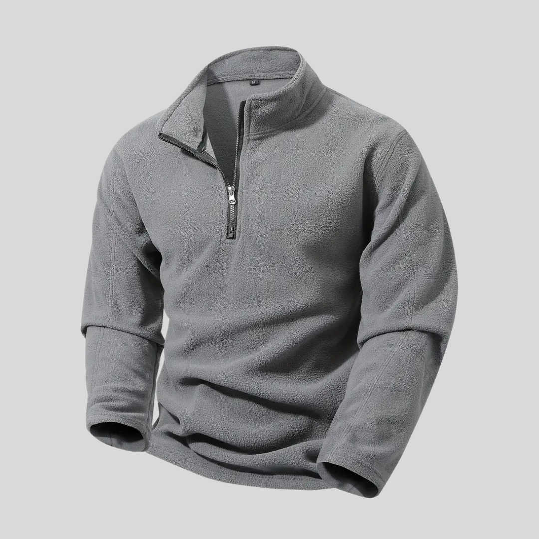 Maurits | Half-Zip Stand Collar Sweatshirt