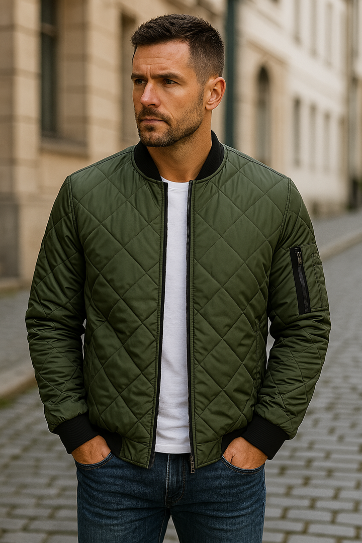 Maxime | Diamond Quilted Jacket for Effortless Style