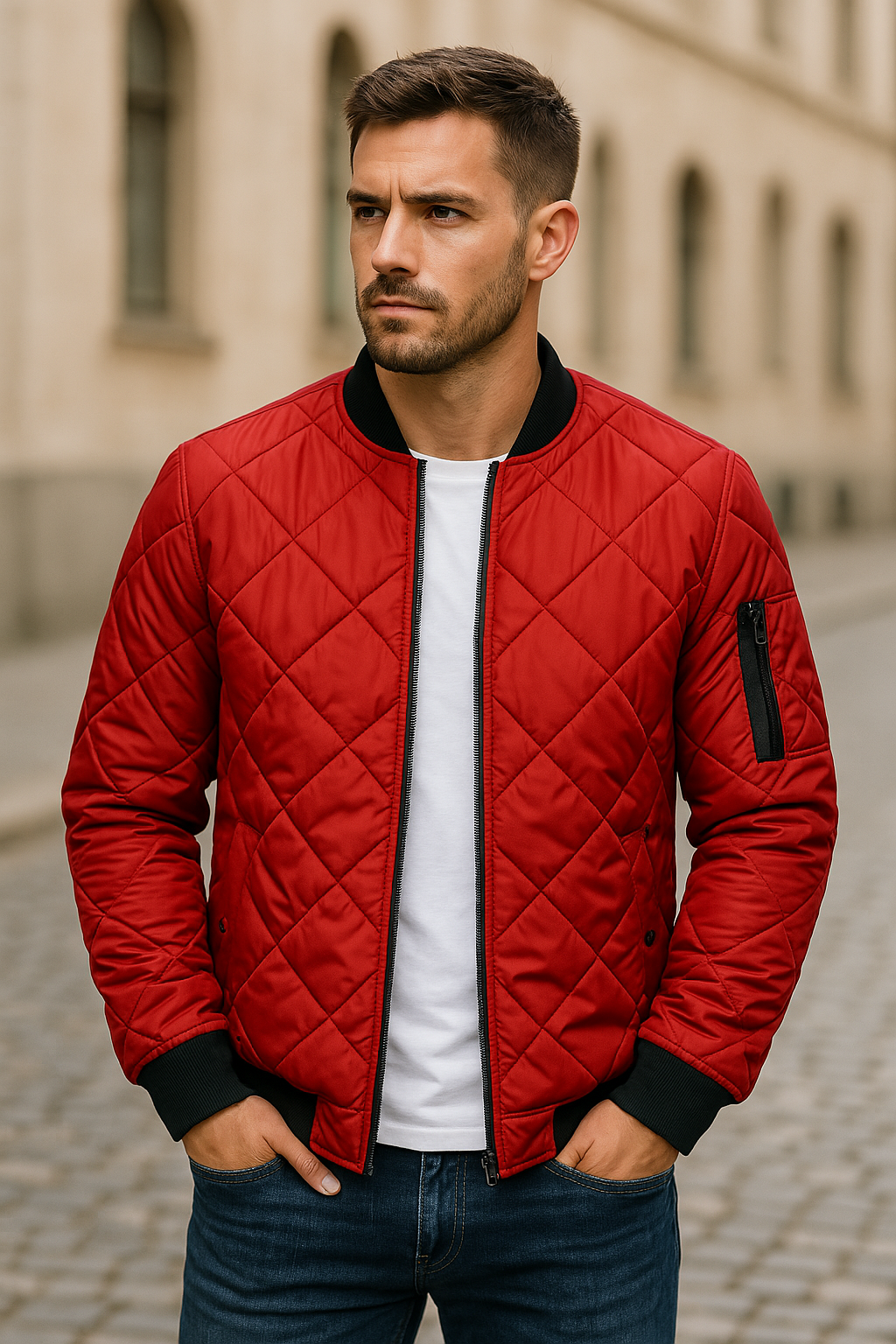 Maxime | Diamond Quilted Jacket for Effortless Style