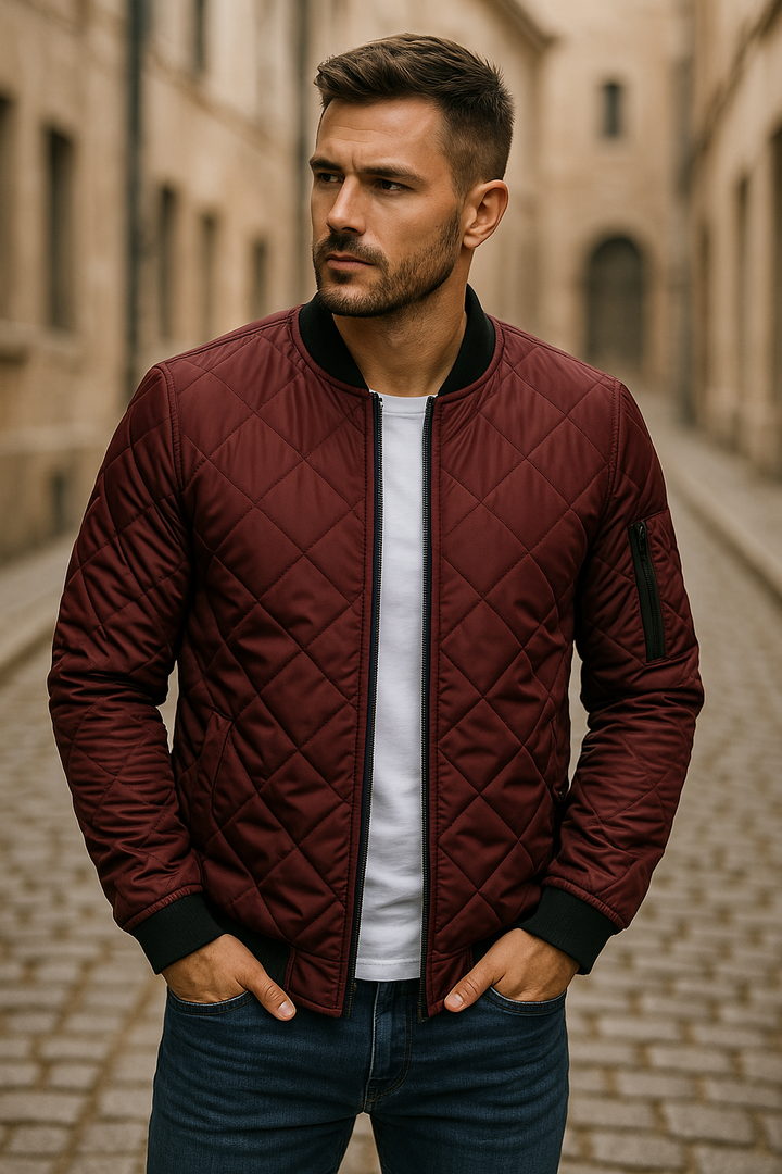 Maxime | Diamond Quilted Jacket for Effortless Style