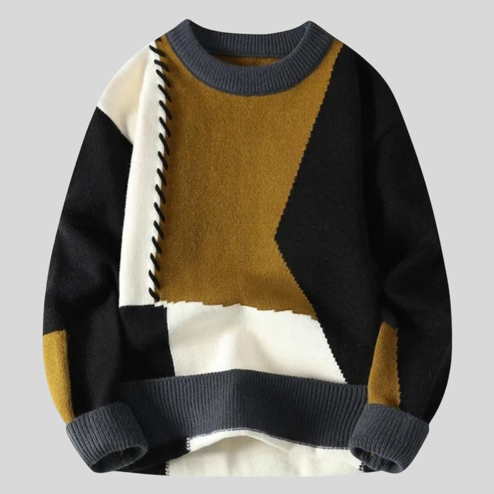 Alex | Patchwork Pullover
