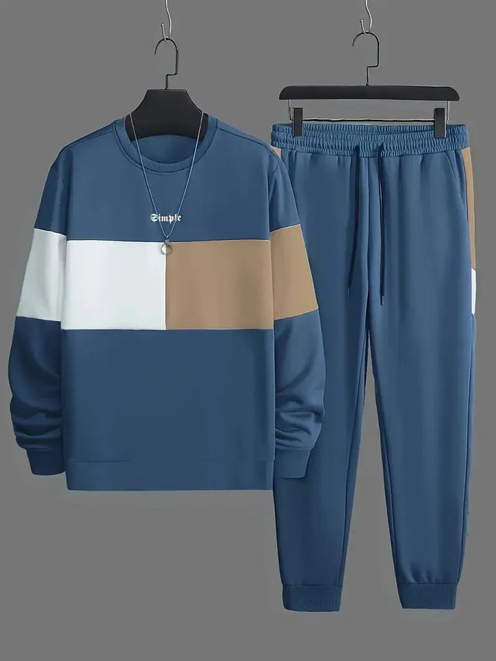 Brigham | Colorblock Round Neck Tracksuit