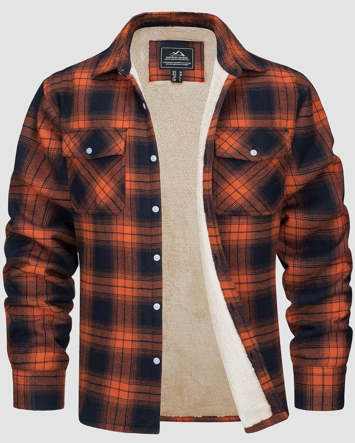 Klaus™ | Warm and Quilted Checkered Overshirt
