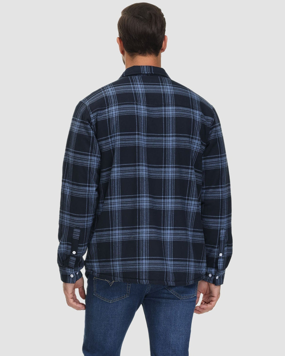 Klaus™ | Warm and Quilted Checkered Overshirt