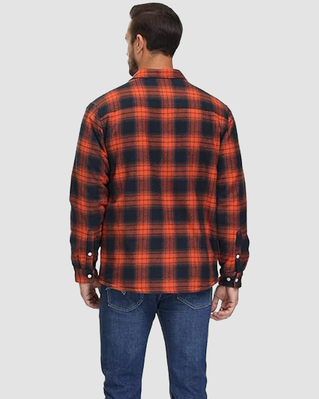 Klaus™ | Warm and Quilted Checkered Overshirt