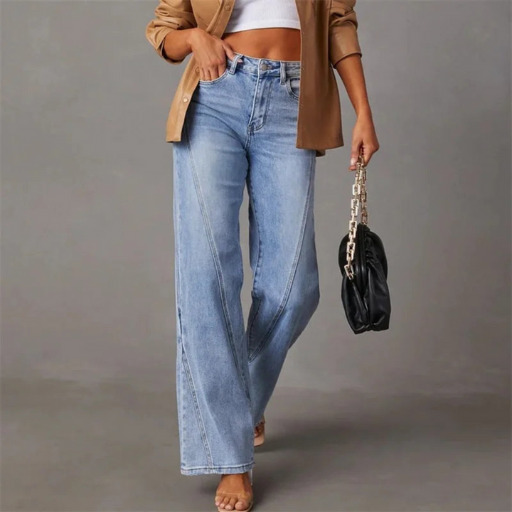 Olivia™ | High Waisted Wide Leg Jeans