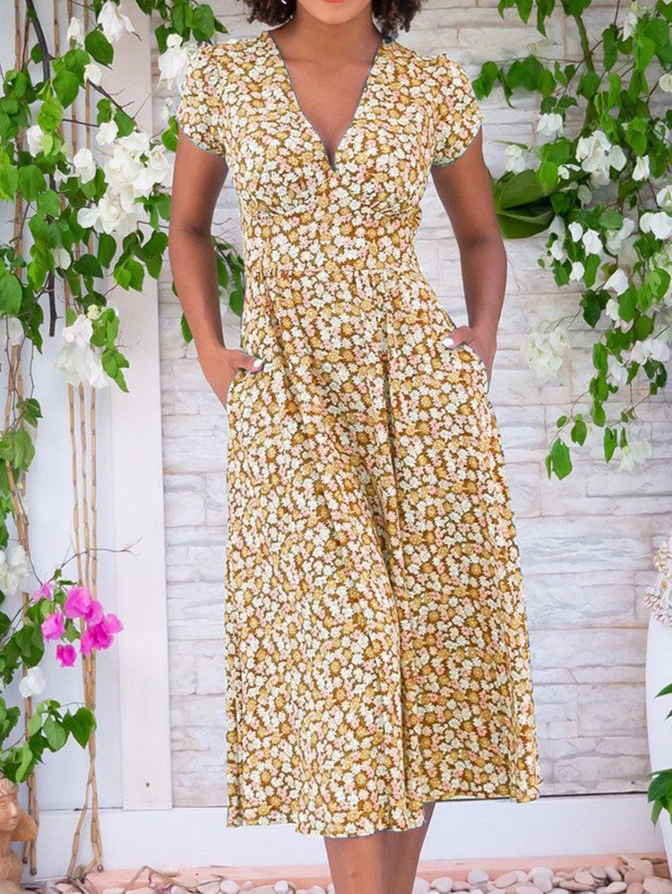 Fienna – Button-Front Midi Dress