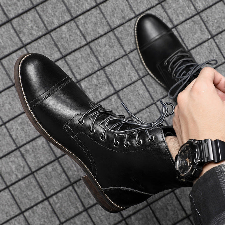 Claude | Genuine Leather Ankle Boots