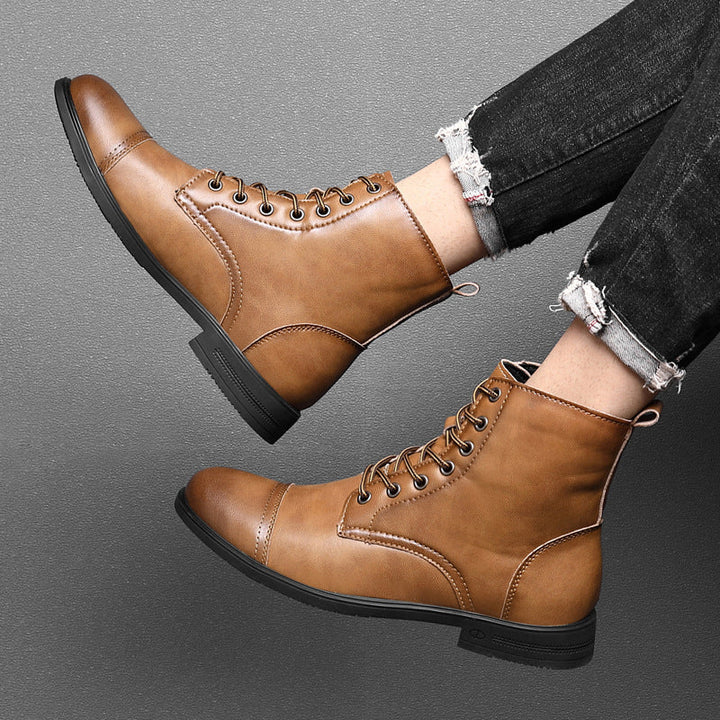 Claude | Genuine Leather Ankle Boots