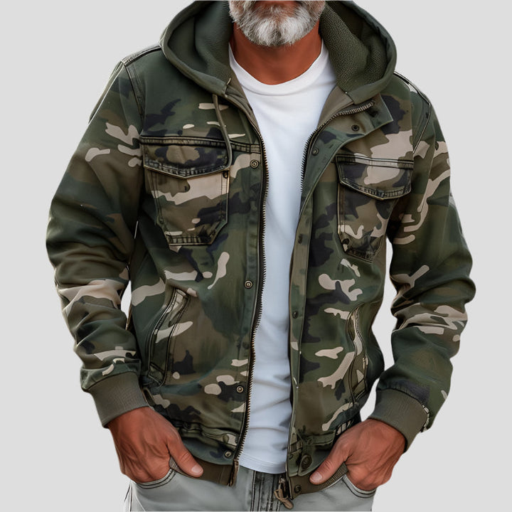 ROBERT | Hooded Cargo Jacket