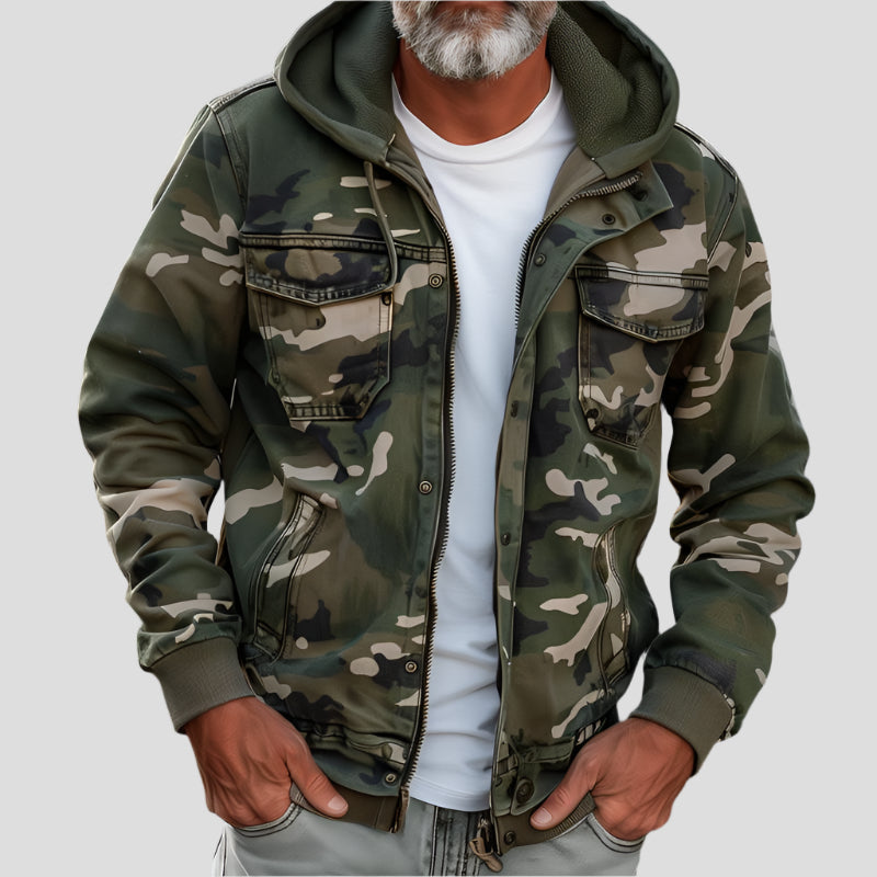 ROBERT | Hooded Cargo Jacket