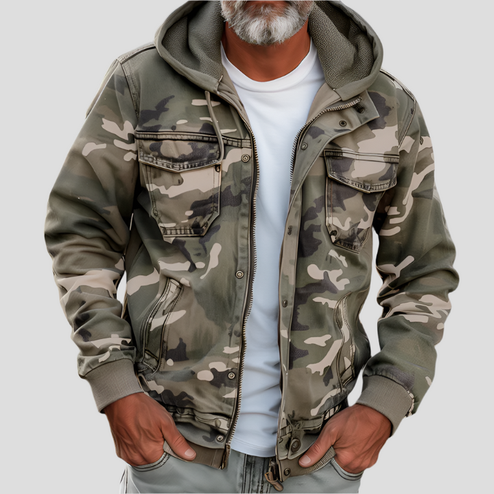 ROBERT | Hooded Cargo Jacket