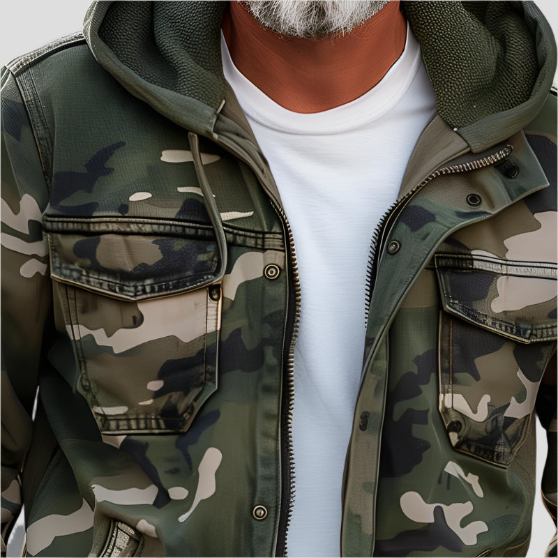 ROBERT | Hooded Cargo Jacket