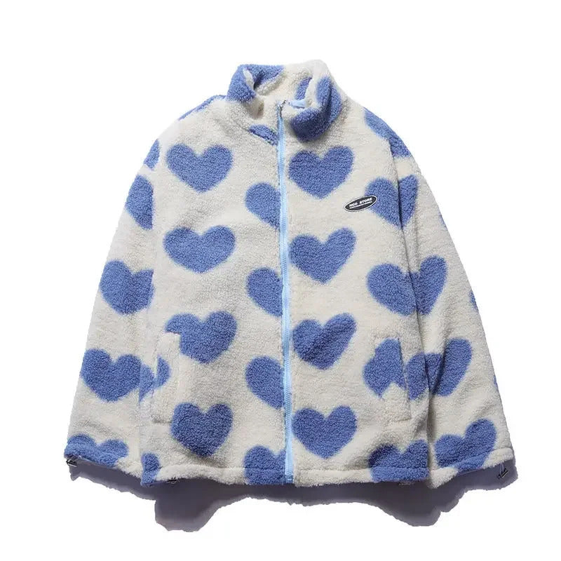 Dianne | Reversible Heart-Print Comfort Jacket