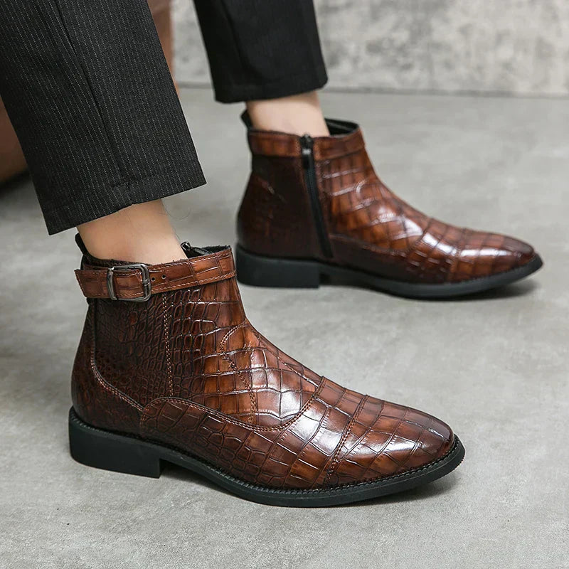 Baron | Buckle Ankle Boots