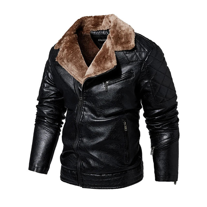 Gabriel™ | Aviator Jacket with Fleece Collar
