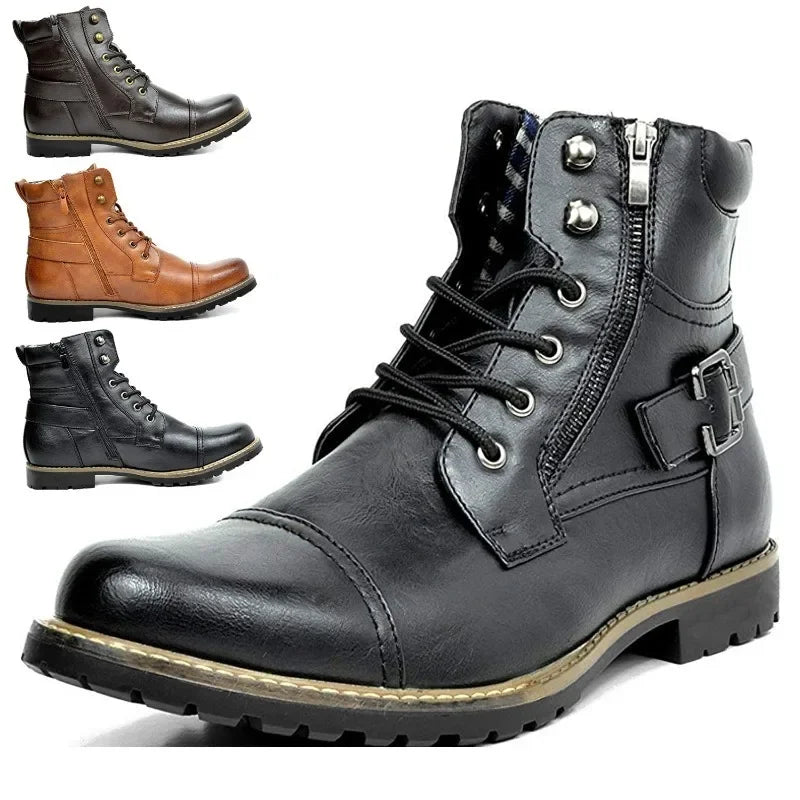 Damon | Lace-Up Ankle Boots