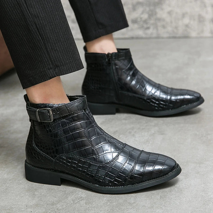 Baron | Buckle Ankle Boots