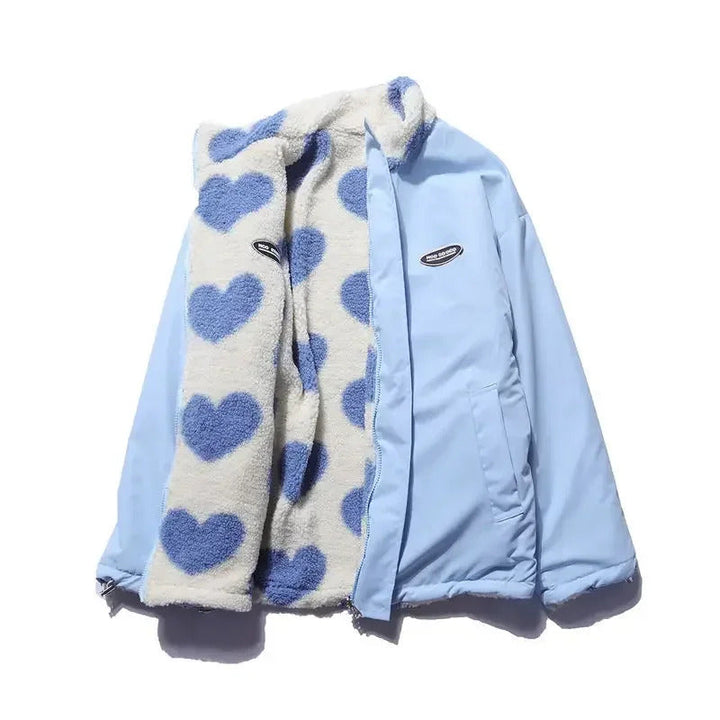Dianne | Reversible Heart-Print Comfort Jacket