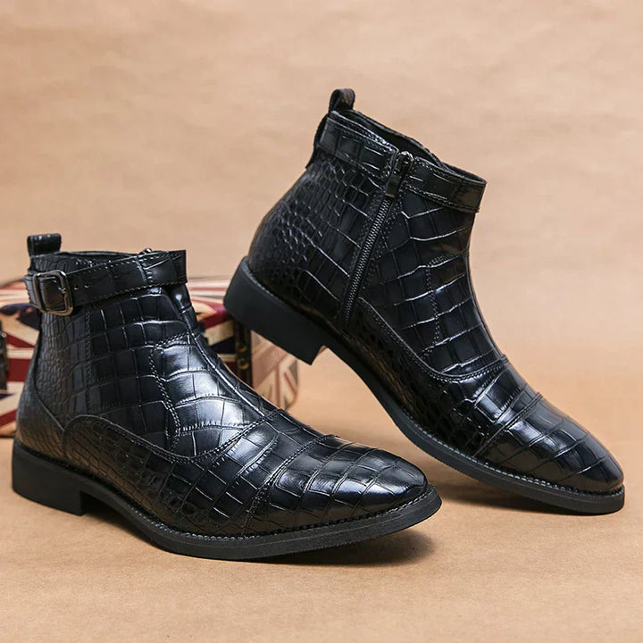 Baron | Buckle Ankle Boots